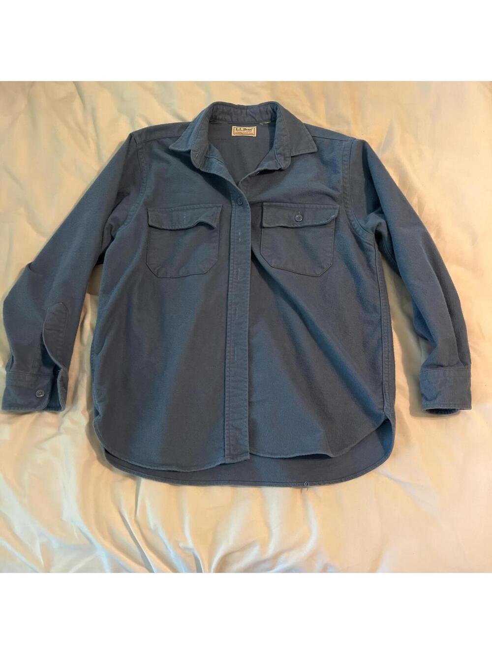 L.L.Bean Women's Blue and Navy Jumper